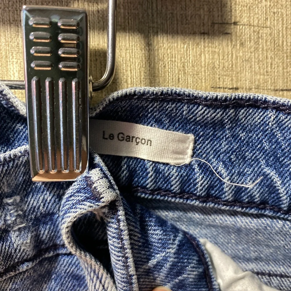 FRAME LE GARÇON womens distressed jeans 32 denim